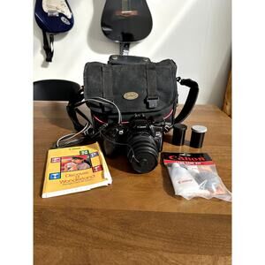 Canon EOS Rebel X S 35mm film camera Canon Zoom Lens EF 35-80mm